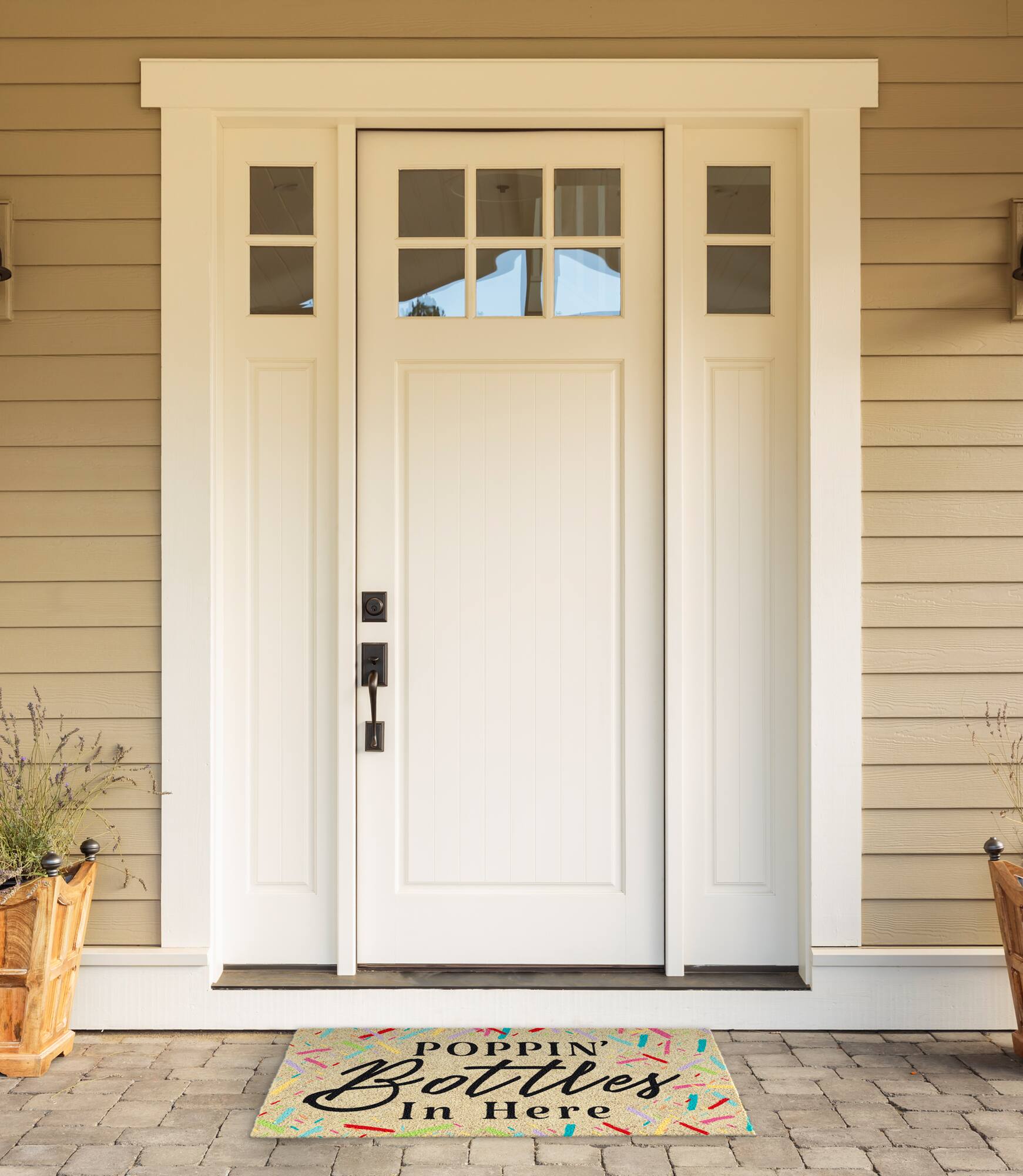 DII® Poppin' Bottles Doormat